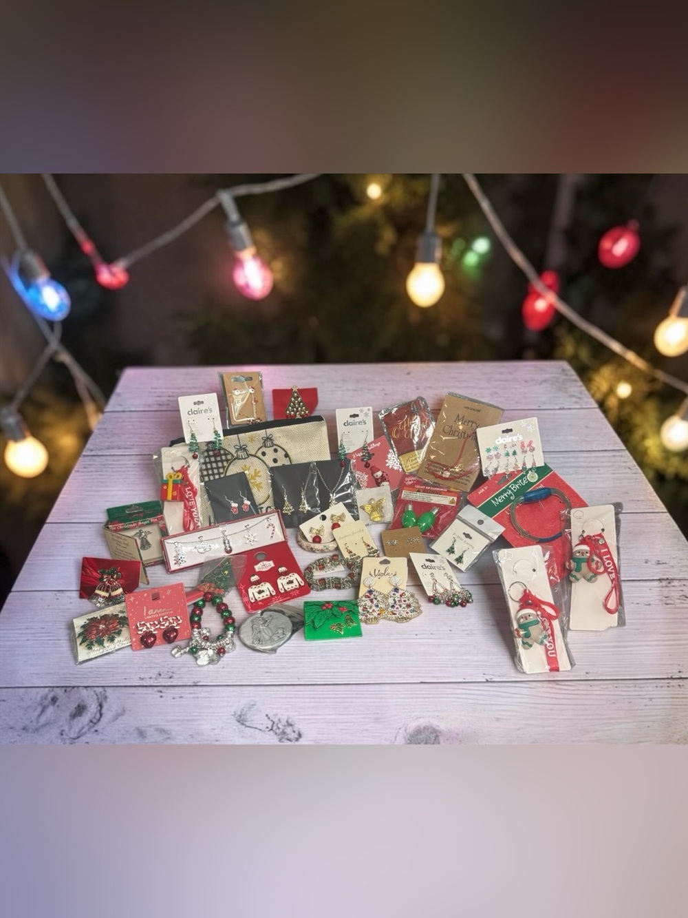🎄47-PC Christmas Jewelry & Accessories Bundle/NWT/NIP🎄